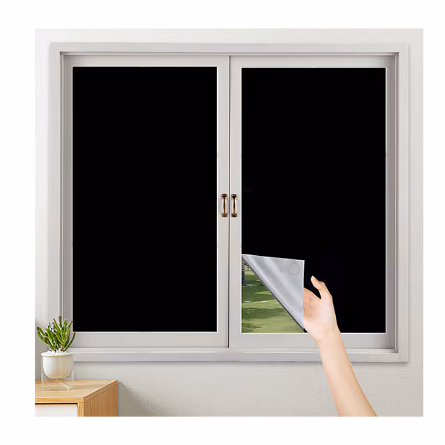 DIY mörkläggningsgardin Black 145 x 200 cm