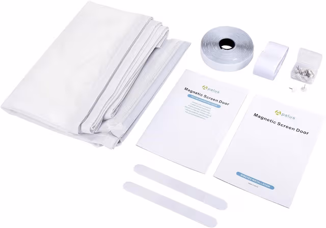 Magnetiskt Insektsnät för Dörrar White S