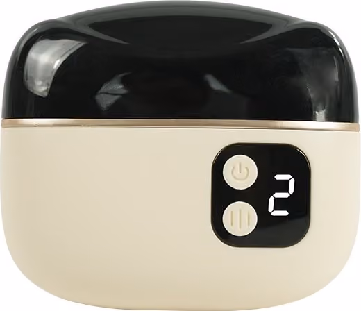 Elektrisk 2-i-1 Nagelklippare Trimmer & Polerare med LED-ljus & Nagelflisuppsamlare White