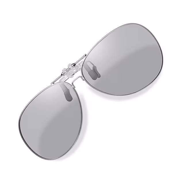 Clip-on Solglasögon - Polariserade Körglasögon Grey