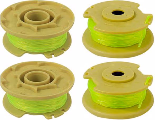 Ersättningsspolar för RYOBI Trimmer, 4-pack Green