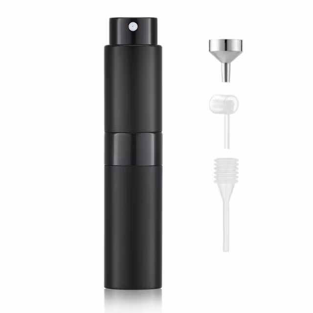 Liten refill sprayflaska för parfym 8 ml Black