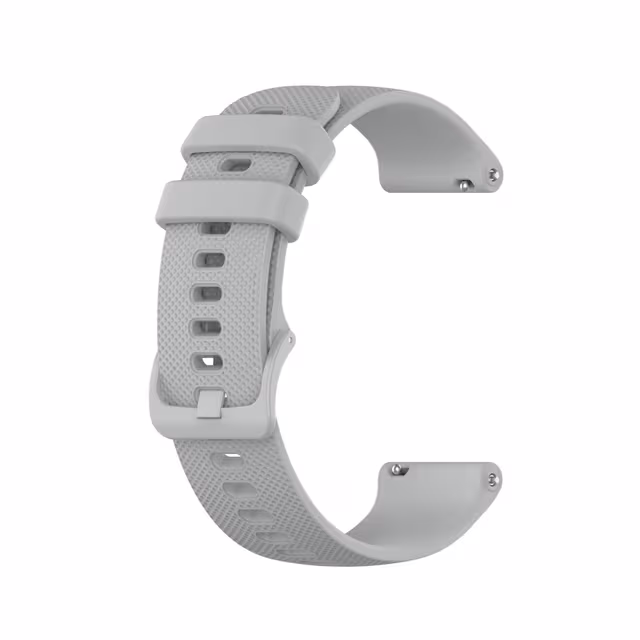 Klockarmband silikon Garmin Venu 2S, Garmin Vivomove 3S Grey 18 mm