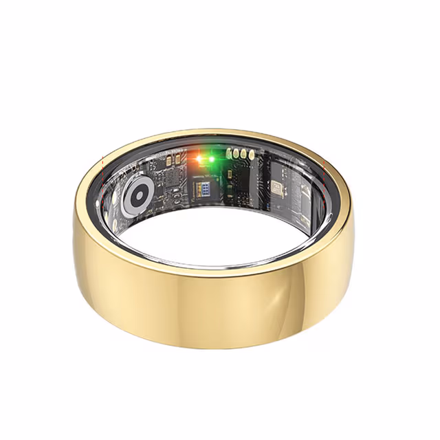 Smart Ring R1000 – Sömnmonitor, Bluetooth 5.0, Blodsyremätare Gold 8