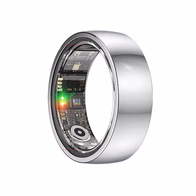 Smart Ring R1000 – Sömnmonitor, Bluetooth 5.0, Blodsyremätare Silver 10