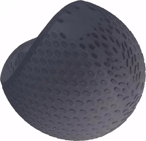 Vattentät Badmössa i Silikon Black
