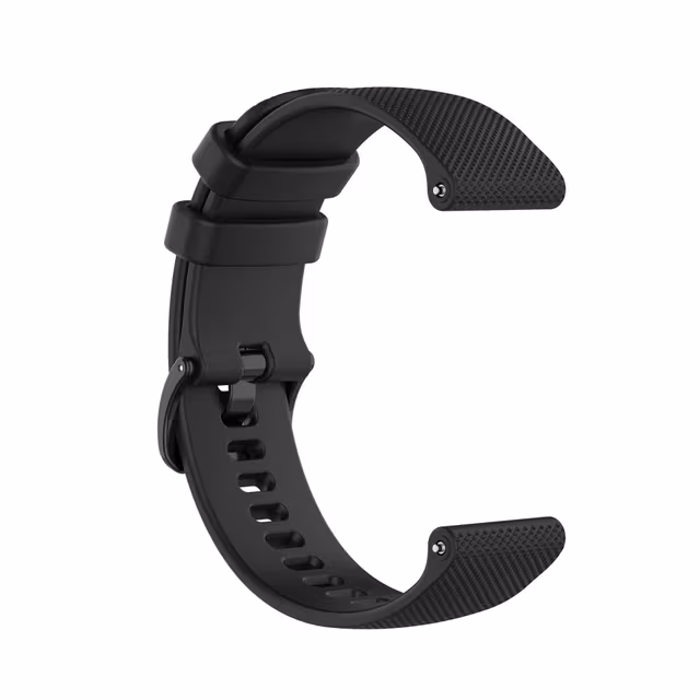 Klockarmband silikon Black 20 mm Garmin Venu, Vivomove, Move, Vivoactive, Forerunner, Approach S40