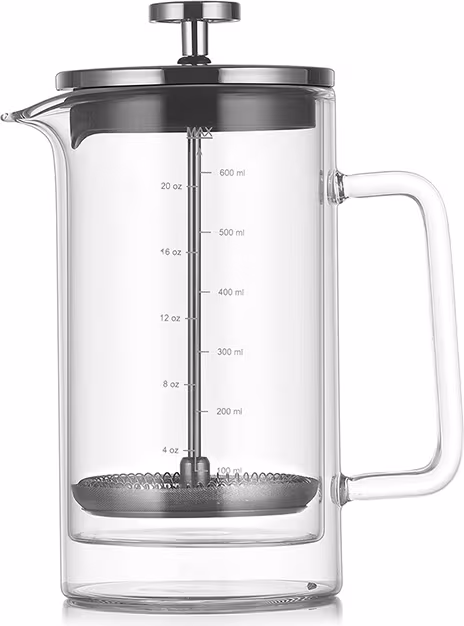 600ML Dubbelväggig Fransk Press