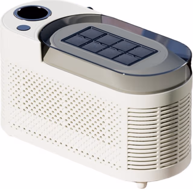 PORTABEL MINI ISMASKIN - SNABB IS PÅ 10-15 MINUTER FÖR HEM, BIL OCH CAMPING Beige