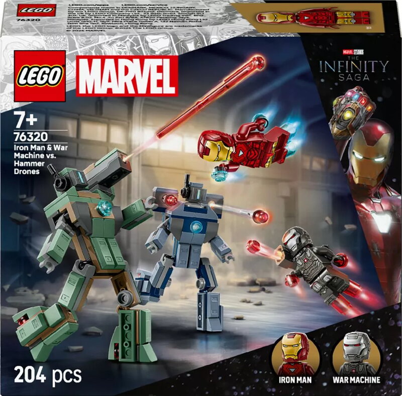 LEGO Super Heroes Iron Man & War Machine mot Hammer Drones 76320