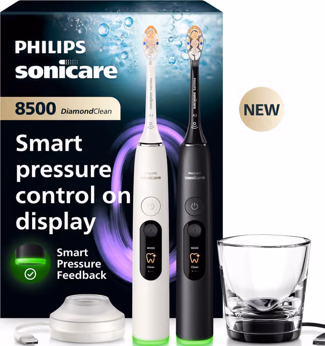 Philips Sonicare DiamondClean 8500 eltandborste duo HX8596/21