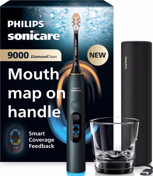 Philips Sonicare DiamondClean 9000 eltandborste HX9213/84 (grön)