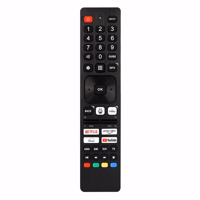 TV fjärrkontroll Ersättning för RMC0155N För Sharp TV