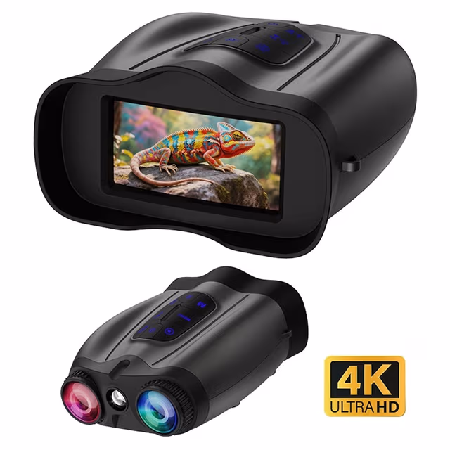 4K Kikare Mörkerseende 16x digital zoom 5000 mAh digital IR-kikare med kamera