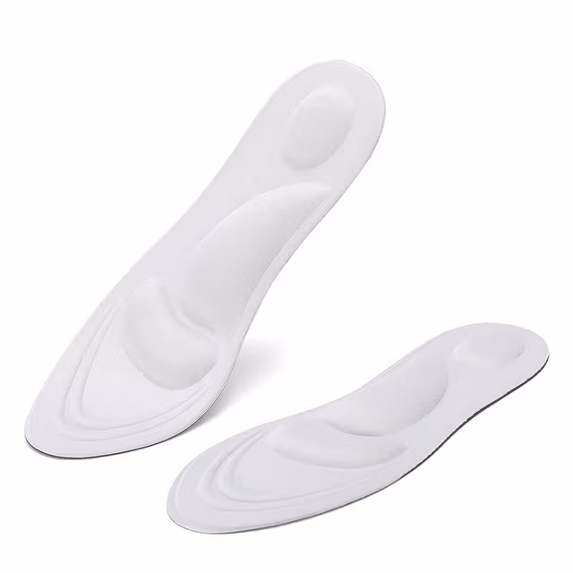 Masserande svettabsorberande skoinlägg 1 par i skummaterial Beige 35-39