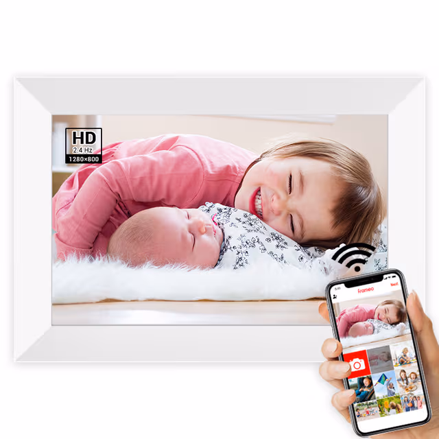 Smart Digital Fotoram White 10 tum 16G