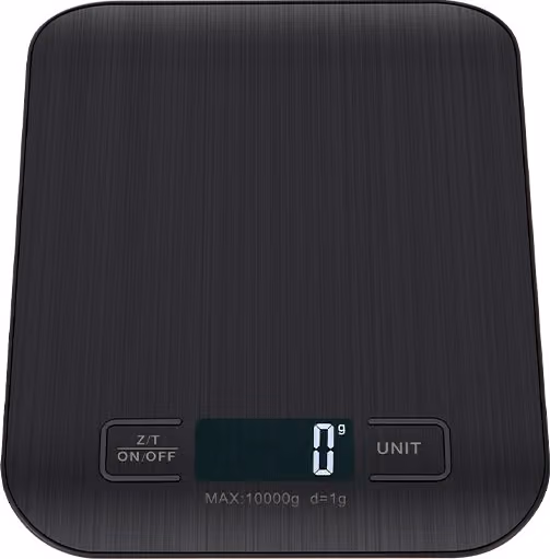 Uppladdningsbar Digital Köksvåg - 5kg Precision Matvåg med Tareringsfunktion och USB-laddning 5 kg/1 g