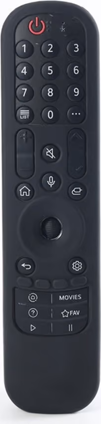 Silikon Skyddsfodral för LG AN-MR21GC MR21N Magic Remote - Halkfritt,