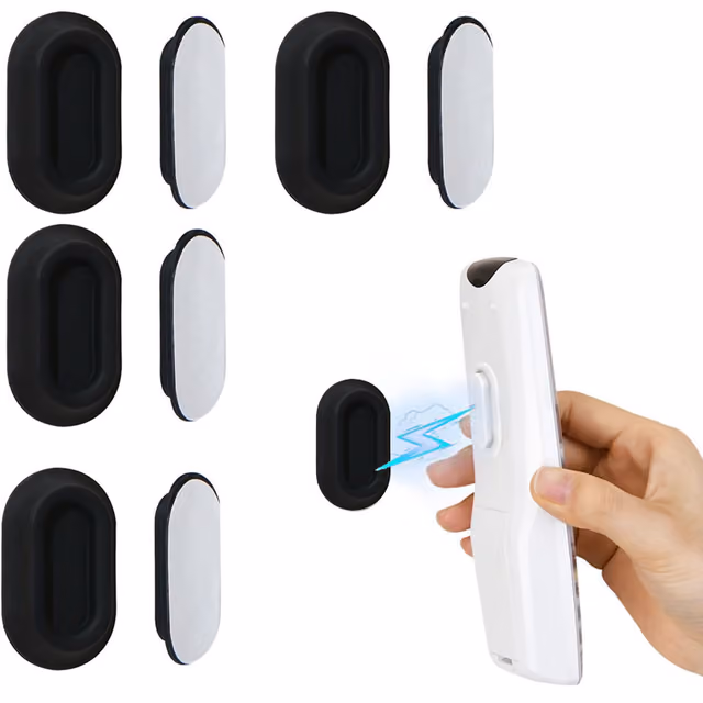 4-pack magnetisk fjärrkontrollhållare, silikon TV-fjärrkontrollorganis