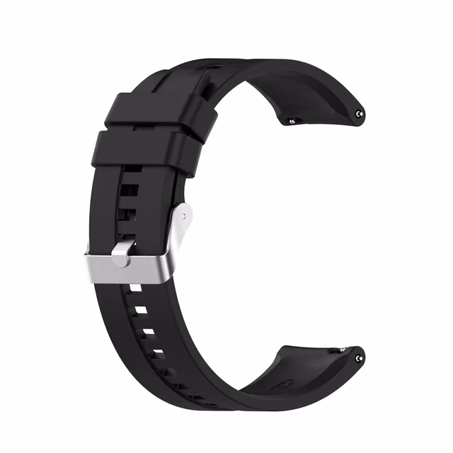 Armband silikon 22 mm Black Huawei Watch GT2/GT3