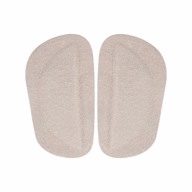Fotvalvsstöd i Svinläder - Bekväma Skoinlägg för Alla Skotyper - 2 st Beige