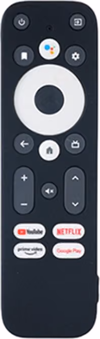 SILIKONSKYDDSFODRAL FÖR WALMART ONN ANDROID TV 2K FHDSTREAMING FJÄRRKONTROLL Black
