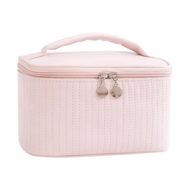 Bärbar Vattentät Sminkväska Pink