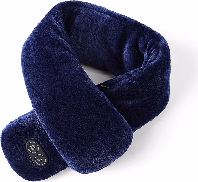 W13 USB-uppvärmd halsduk 3 nivåer, polyester för resa Blue