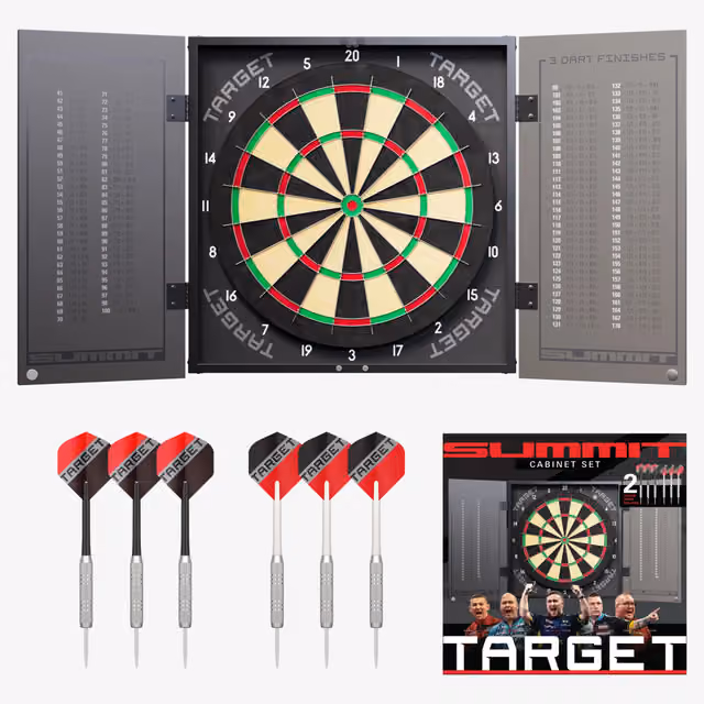 Target Darts Summit dartskåp och darttavla (2025)