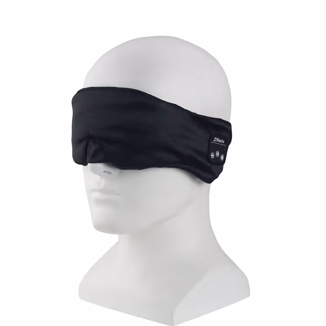 Bluetooth Sovmask med Inbyggda Högtalare Black
