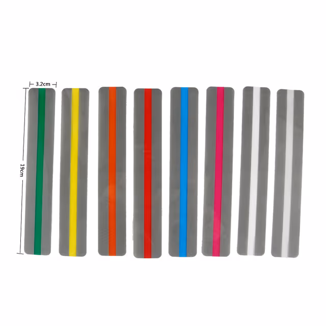8 st läsremsor / bokmärken MultiColor