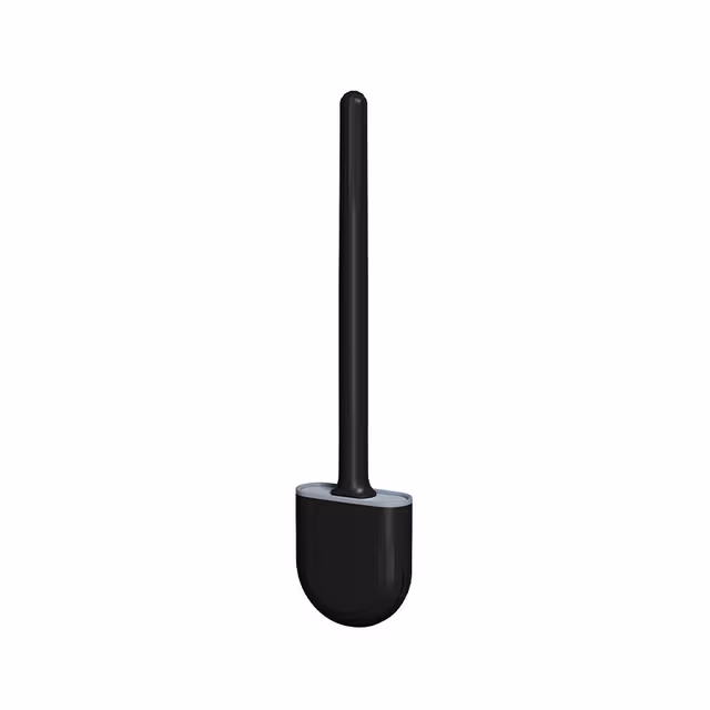 Toalettborste med hållare TPU - WC-borstset Black