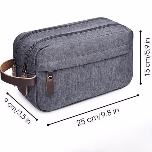 Necessär med stor kapacitet Grey
