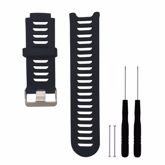 Klockarmband silikon Garmin Forerunner 910XT Black