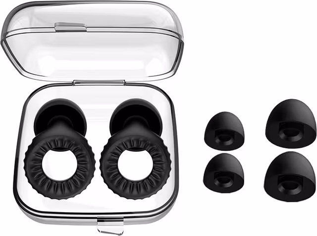 Brusreducerande öronproppar Black