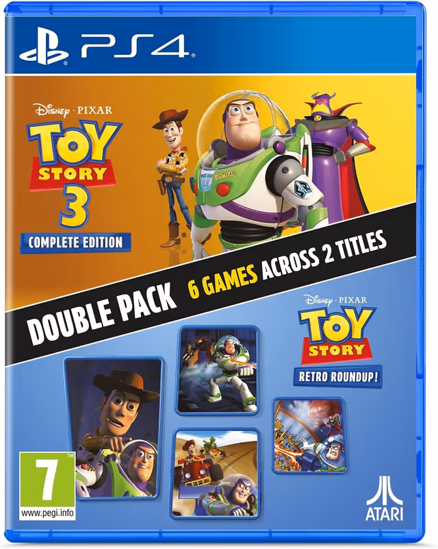 Toy Story: Retro Roundup! and Toy Story 3 (PS4)