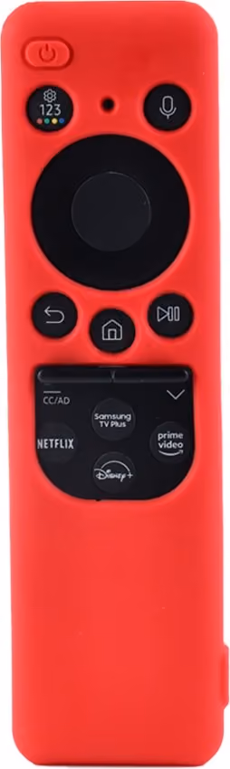 Silikon Skyddsfodral för Samsung BN59-01432/01436 Solcell Fjärrkontroll - Halkfri, Stötsäker Red