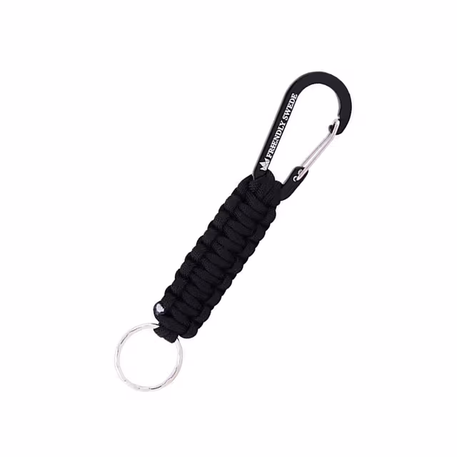 Paracord Nyckelring Black