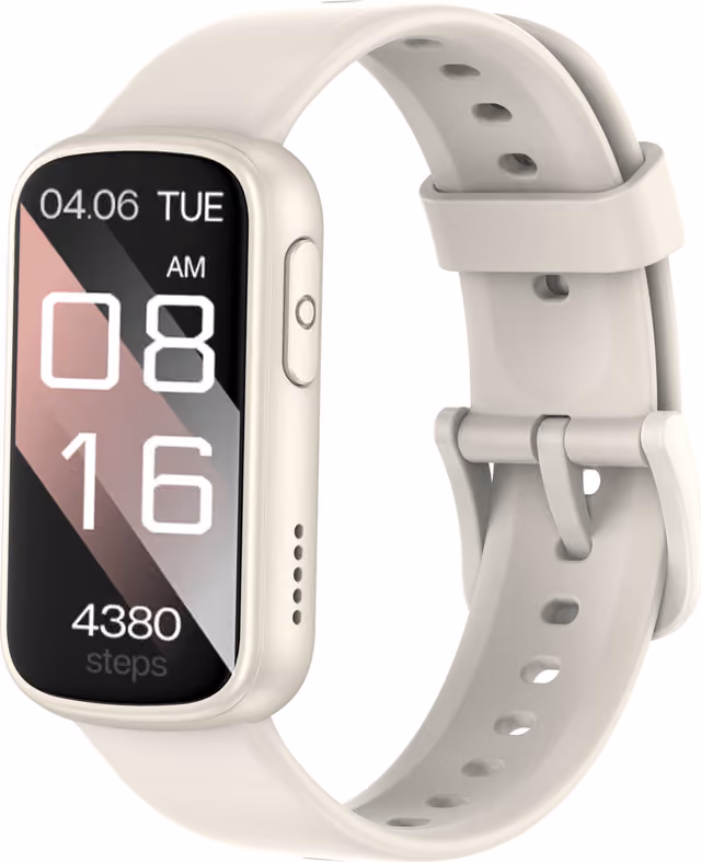 Smartklocka kompatibel med Da Fit — 1.47-tums TFT, IP68 Beige