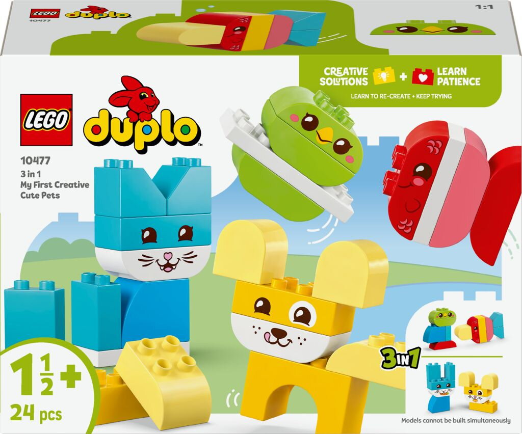 LEGO DUPLO My First 3 i 1 Kreativa söta husdjur 10477
