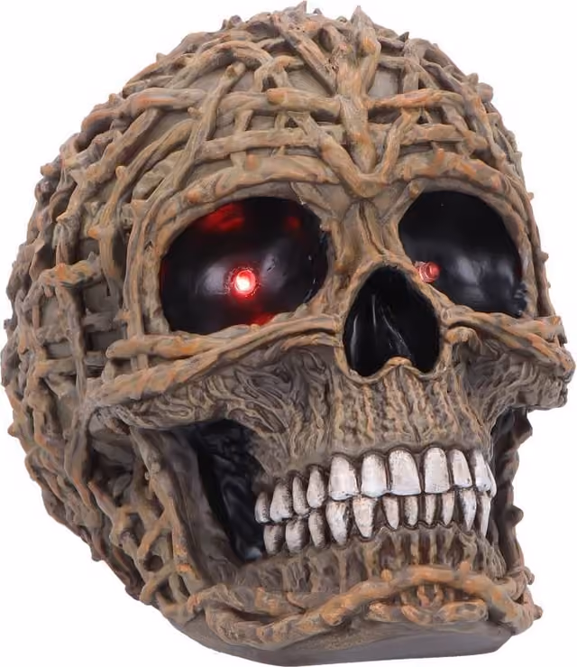 Nemesis Now Rooted Remains LED-dödskallefigur
