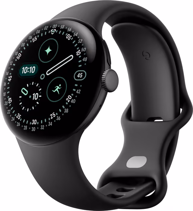 Google Pixel Watch 4 smartklocka 45mm LTE (obsidian/svart)