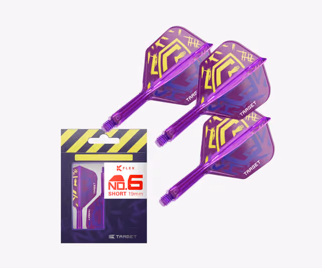 Target Darts Luke Littler World Champion K-Flex No.6 dartskaft (medium, 2025)