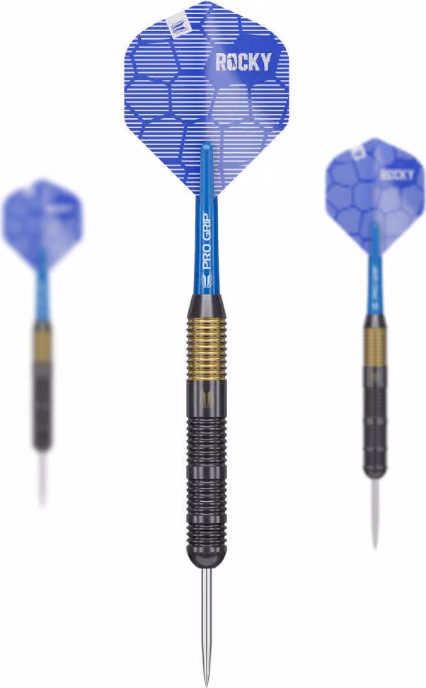 Target Dartkastare Josh Rock mässing stålspets dartpilar (22 g, 2025)