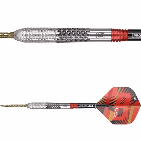 Target Darts Stephen Bunting mässing stål-spets dartset (100 st, 2026)