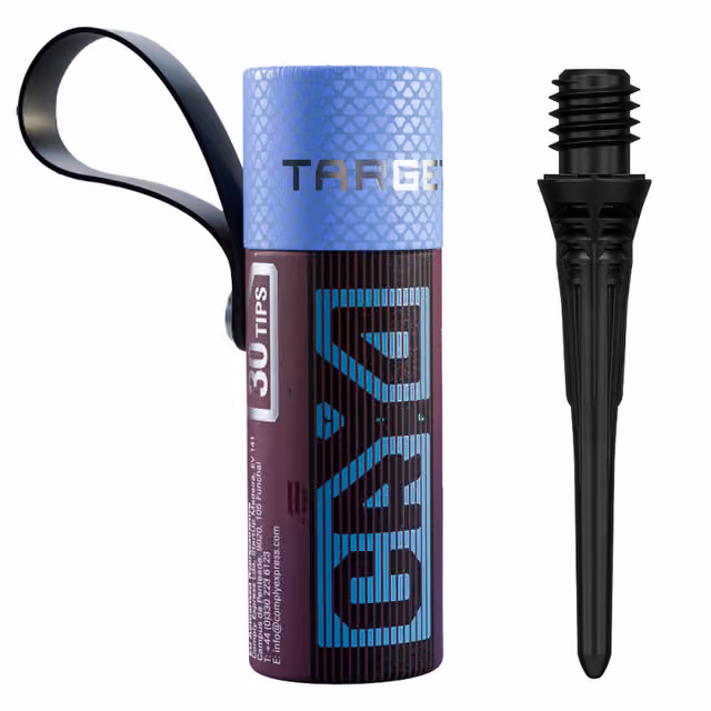 Target Darts Cryo soft tip dartspetsar (svart, 30 st, 2025)