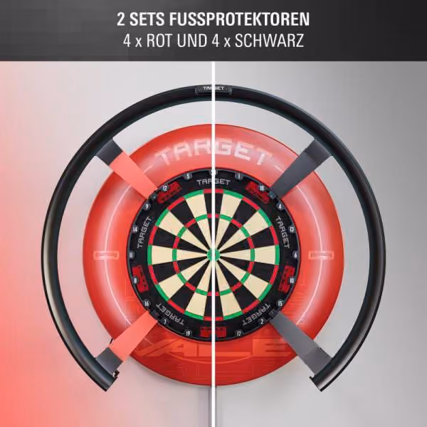 Target Darts Omni skåpbensskydd (svart och röd, 2025)