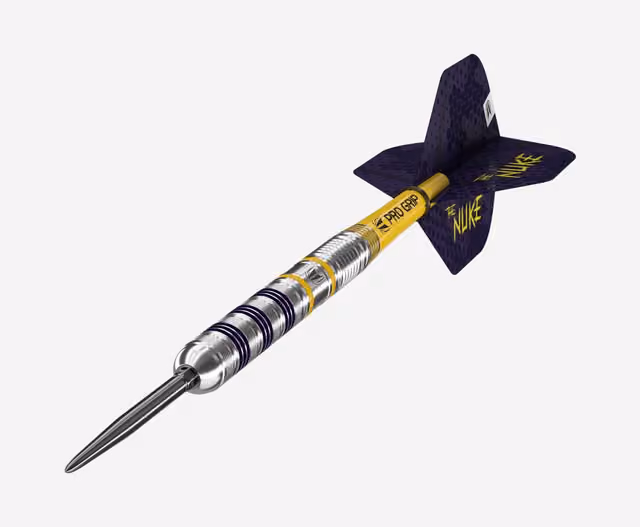 Target Darts Luke Littler Loadout stålspetsdartpilar (90 % volfram, 23 g, 2024)