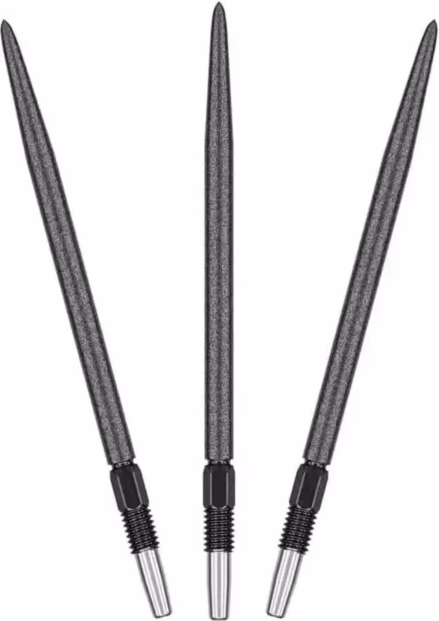 Target Darts Swiss SLK dartspetsar (Surge, svart, 35 mm, 2025)