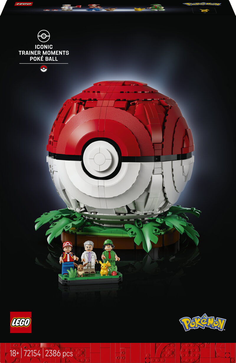 LEGO Pokémon Ikoniska Tränarögonblick Poké Ball 72154
